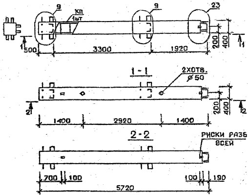 Колонна 3КВ 33.57-3-с Серия 1.020.1-2с/89