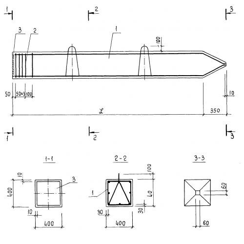 Свая С 10-40 ТК1 Серия 3.015-5/86